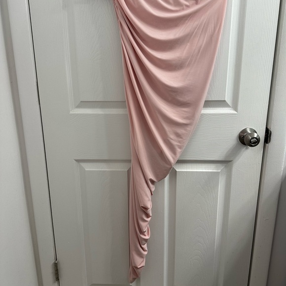 Norma Kamali Pink Asymmetrical Dress - Picture 4 of 12